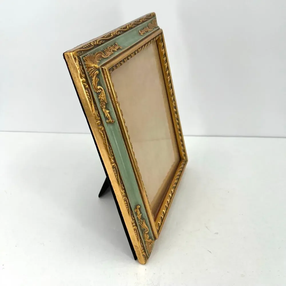 Antique 1940 French Country Vénitien Rococo ornate picture frame
